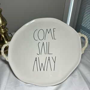 Rae Dunn Come Sail Away large platter